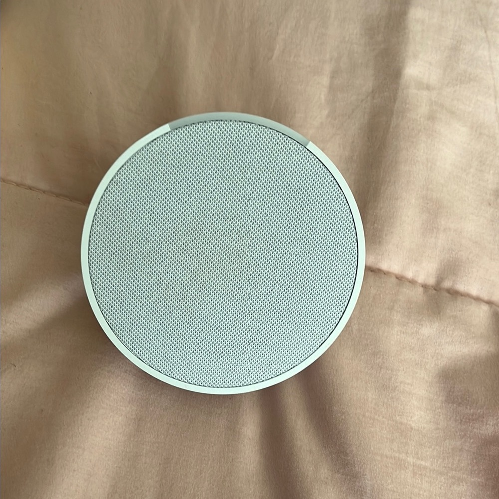 Portable White Speaker